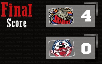 Jackalopes Complete Weekend Sweep with 4-0 Thrashing of the Wranglers