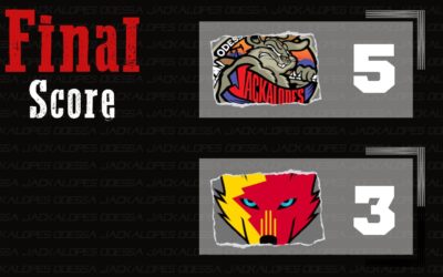 Jacks Fueled by Three-Goal 2nd Period, Defeat Ice Wolves 5-3